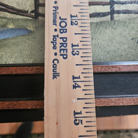 the old spring house framed print by artist Billy Jacobs a farm scene - Picture 5 of 6